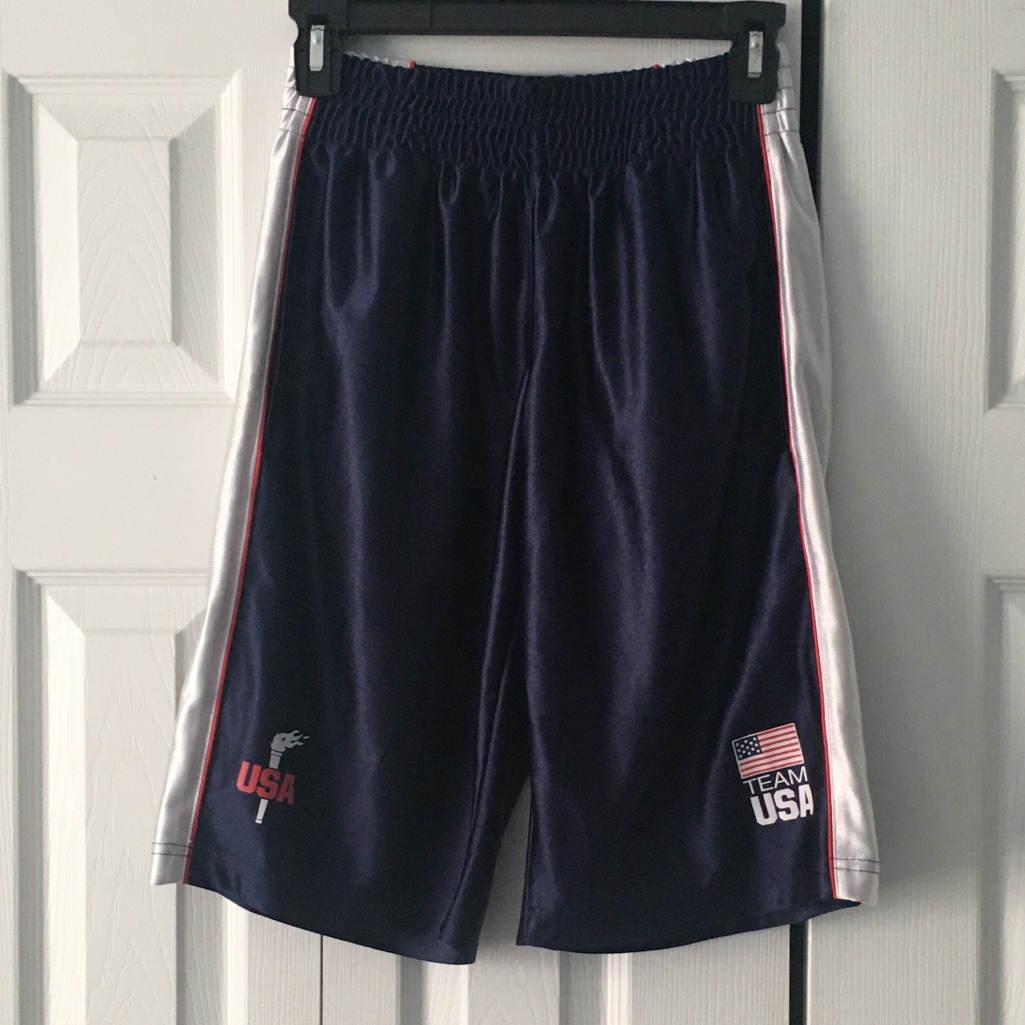Boys Team Apparel Us Olympic Team Blue Shorts Xl